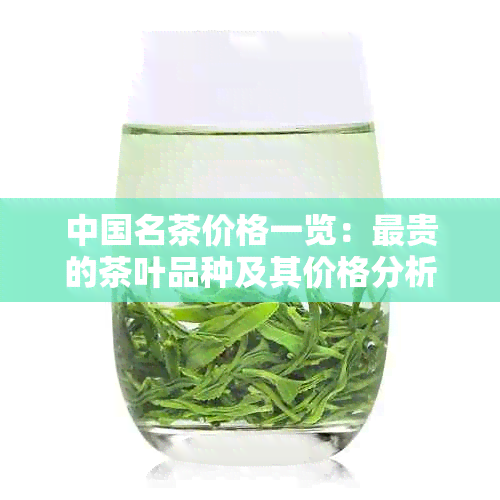 中国名茶价格一览：最贵的茶叶品种及其价格分析