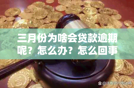 三月份为啥会贷款逾期呢？怎么办？怎么回事？什么时候开始还？