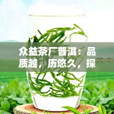 众益茶厂普洱：品质越，历悠久，探索普洱茶的全方位魅力