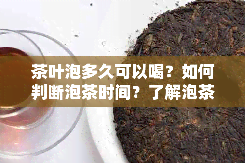 茶叶泡多久可以喝？如何判断泡茶时间？了解泡茶时长对口感和健的影响