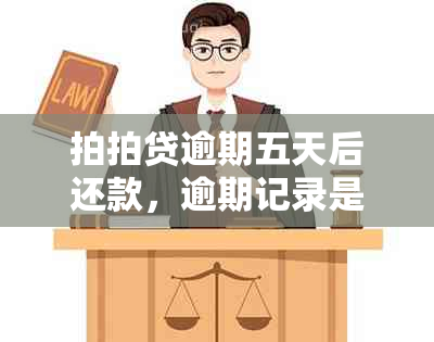 拍拍贷逾期五天后还款，逾期记录是否会影响再次借款？