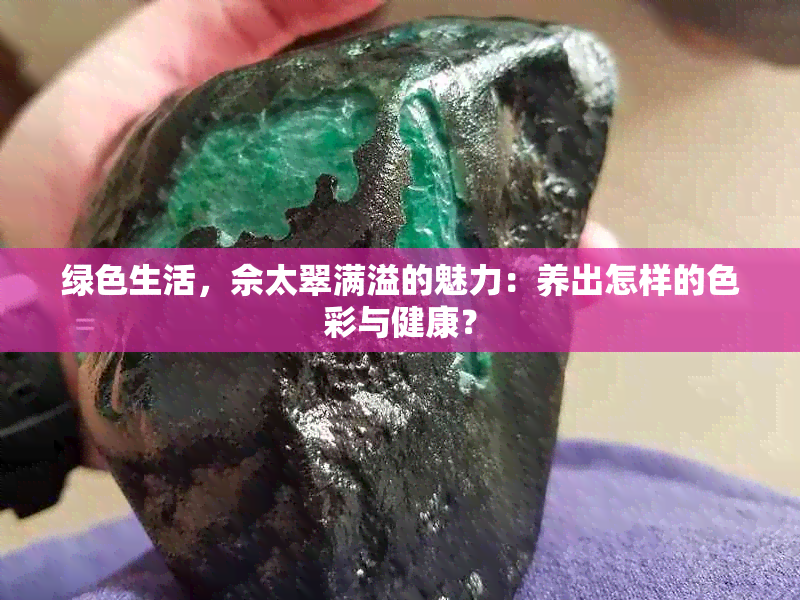 绿色生活，佘太翠满溢的魅力：养出怎样的色彩与健康？