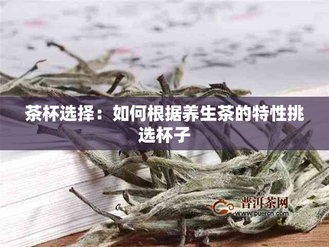 茶杯选择：如何根据养生茶的特性挑选杯子