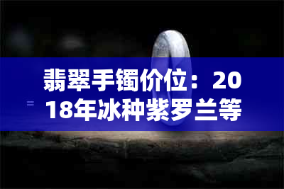 翡翠手镯价位：2018年冰种紫罗兰等级市场价是多少？