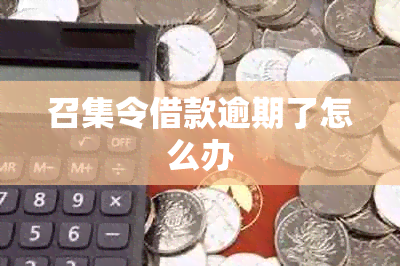 召集令借款逾期了怎么办