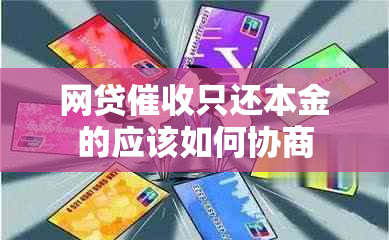 网贷只还本金的应该如何协商