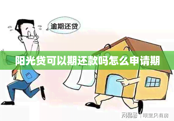 阳光贷可以期还款吗怎么申请期