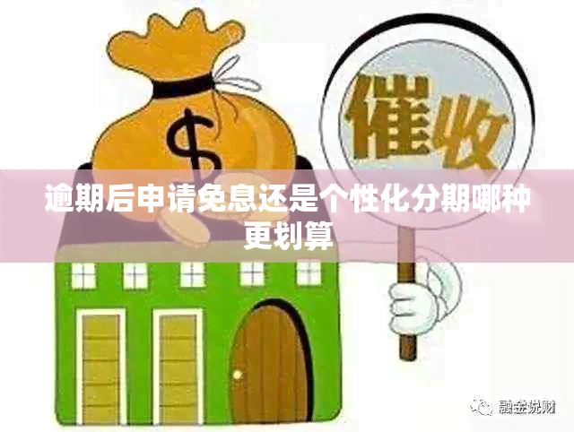 逾期后申请免息还是个性化分期哪种更划算