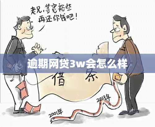 逾期网贷3w会怎么样