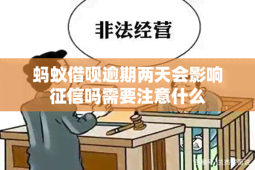 蚂蚁借呗逾期两天会影响吗需要注意什么