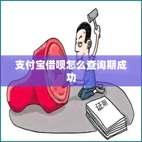 支付宝借呗怎么查询期成功