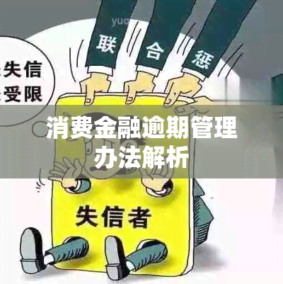 消费金融逾期管理办法解析