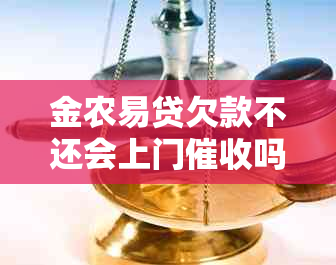 金农易贷欠款不还会上门吗