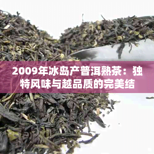 2009年冰岛产普洱熟茶：独特风味与越品质的完美结合