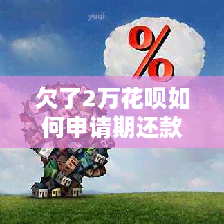 欠了2万花呗如何申请期还款