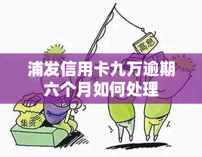 浦发信用卡九万逾期六个月如何处理