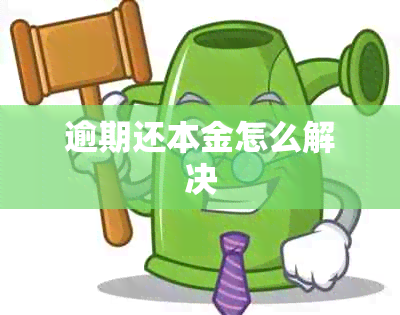 逾期还本金怎么解决