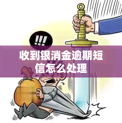 收到银消金逾期短信怎么处理