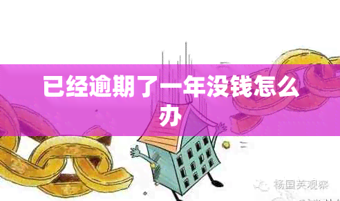 已经逾期了一年没钱怎么办