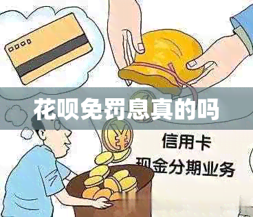 花呗免罚息真的吗