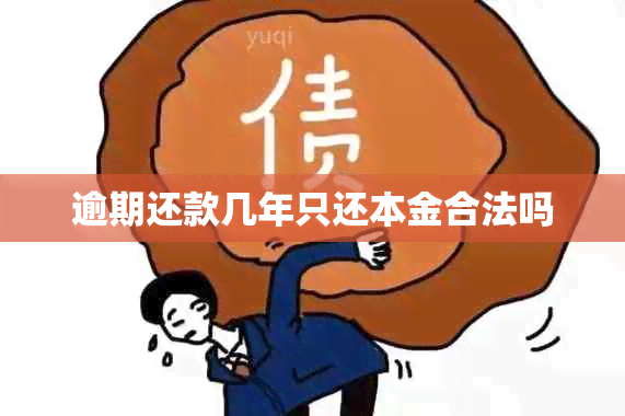 逾期还款几年只还本金合法吗