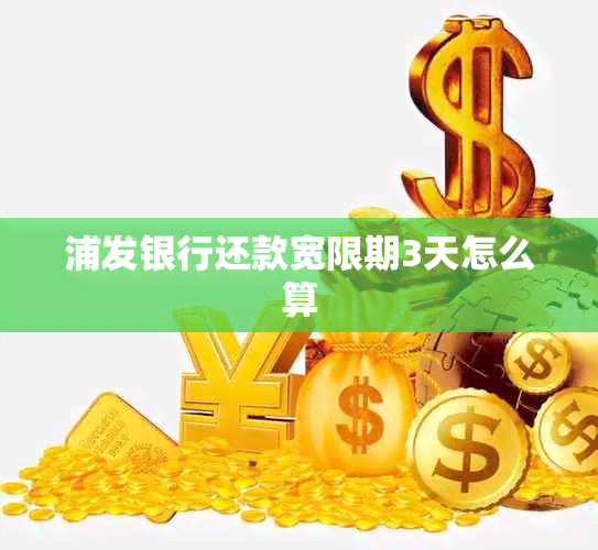 浦发银行还款宽限期3天怎么算