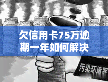 欠信用卡75万逾期一年如何解决