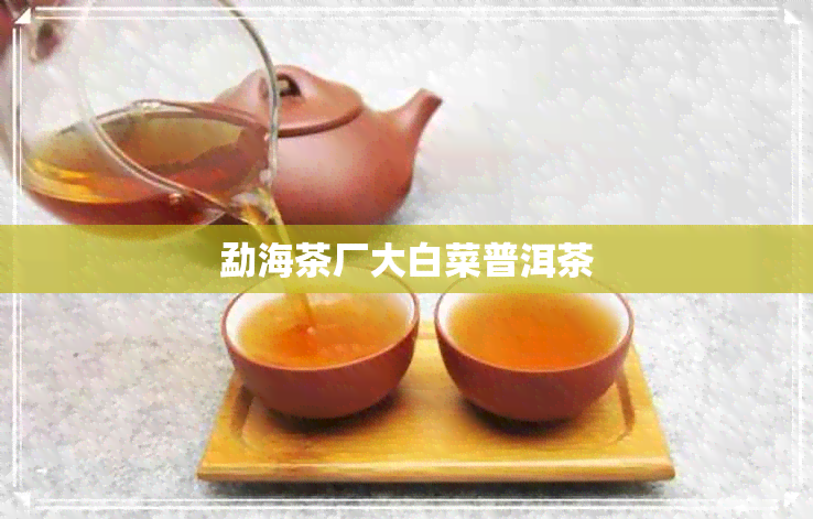 勐海茶厂大白菜普洱茶