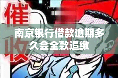 南京银行借款逾期多久会全款追缴