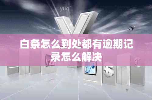 白条怎么到处都有逾期记录怎么解决