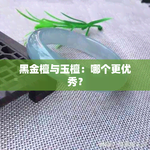 黑金檀与玉檀：哪个更优秀？