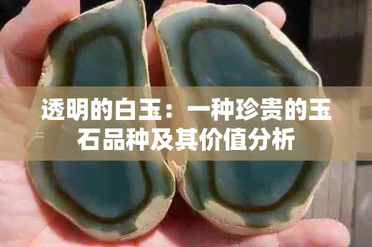 透明的白玉：一种珍贵的玉石品种及其价值分析