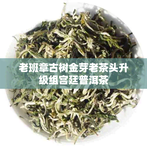 老班章古树金芽老茶头升级组宫廷普洱茶