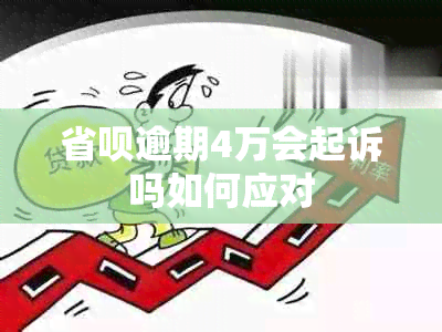 省呗逾期4万会起诉吗如何应对