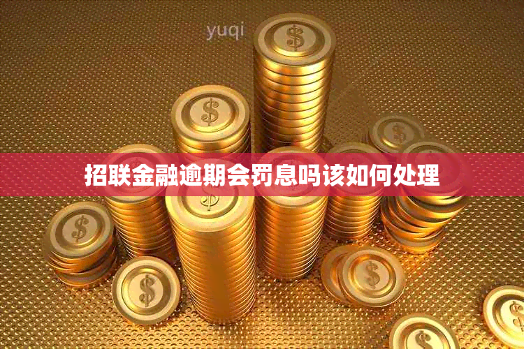 招联金融逾期会罚息吗该如何处理