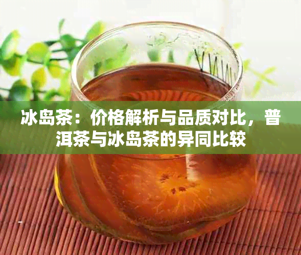 冰岛茶：价格解析与品质对比，普洱茶与冰岛茶的异同比较