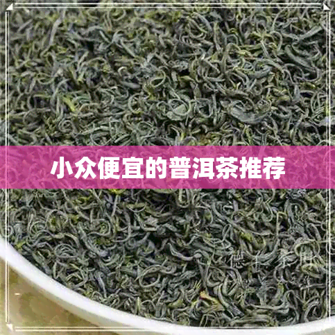 小众便宜的普洱茶推荐