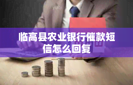 临高县农业银行催款短信怎么回复