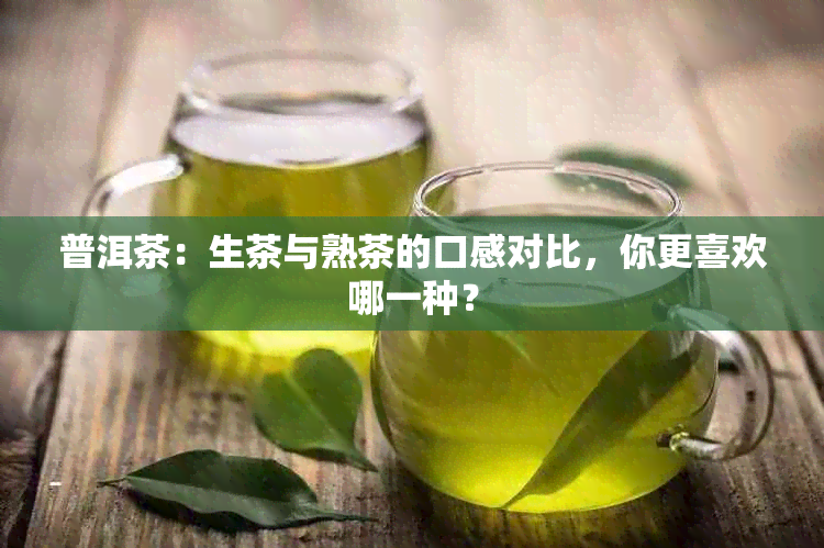 普洱茶：生茶与熟茶的口感对比，你更喜欢哪一种？