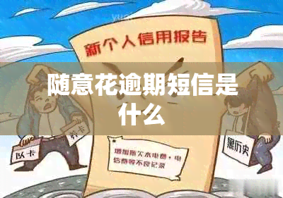 随意花逾期短信是什么