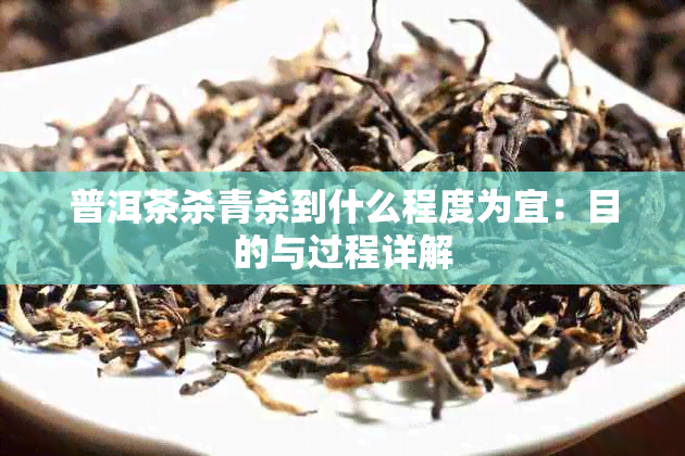 普洱茶杀青杀到什么程度为宜：目的与过程详解