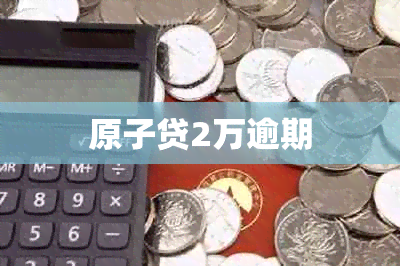 原子贷2万逾期