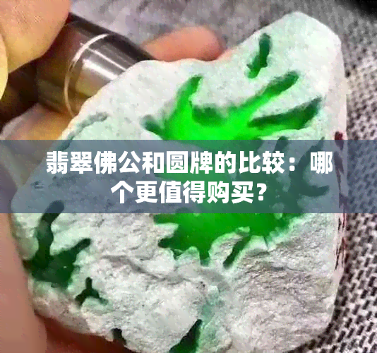 翡翠佛公和圆牌的比较：哪个更值得购买？