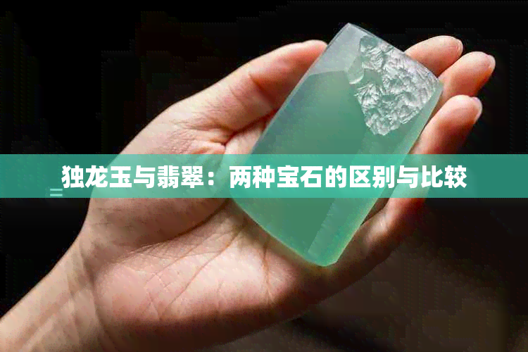 独龙玉与翡翠：两种宝石的区别与比较