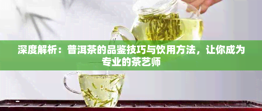 深度解析：普洱茶的品鉴技巧与饮用方法，让你成为专业的茶艺师