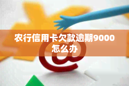 农行信用卡欠款逾期9000怎么办