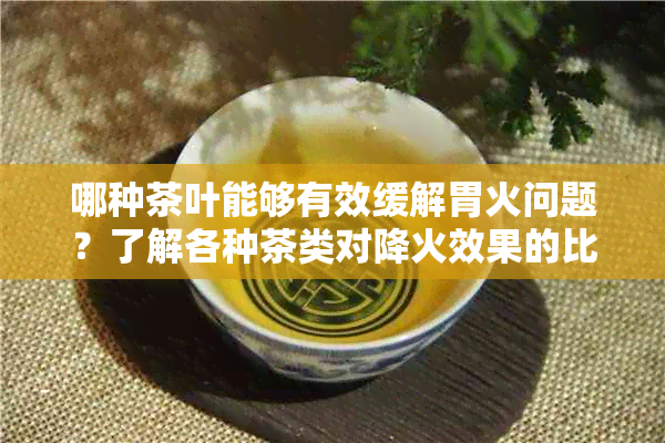 哪种茶叶能够有效缓解胃火问题？了解各种茶类对降火效果的比较分析