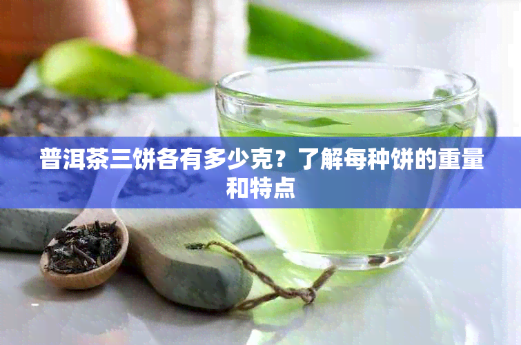 普洱茶三饼各有多少克？了解每种饼的重量和特点