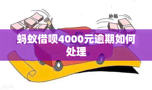 蚂蚁借呗4000元逾期如何处理