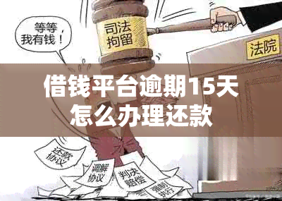 借钱平台逾期15天怎么办理还款